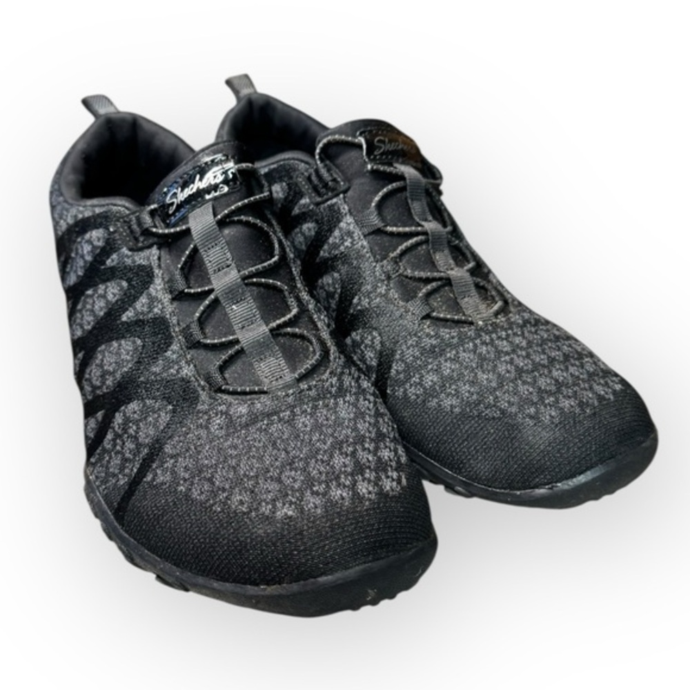 Skechers‎ Men's Black and Gray Sneakers